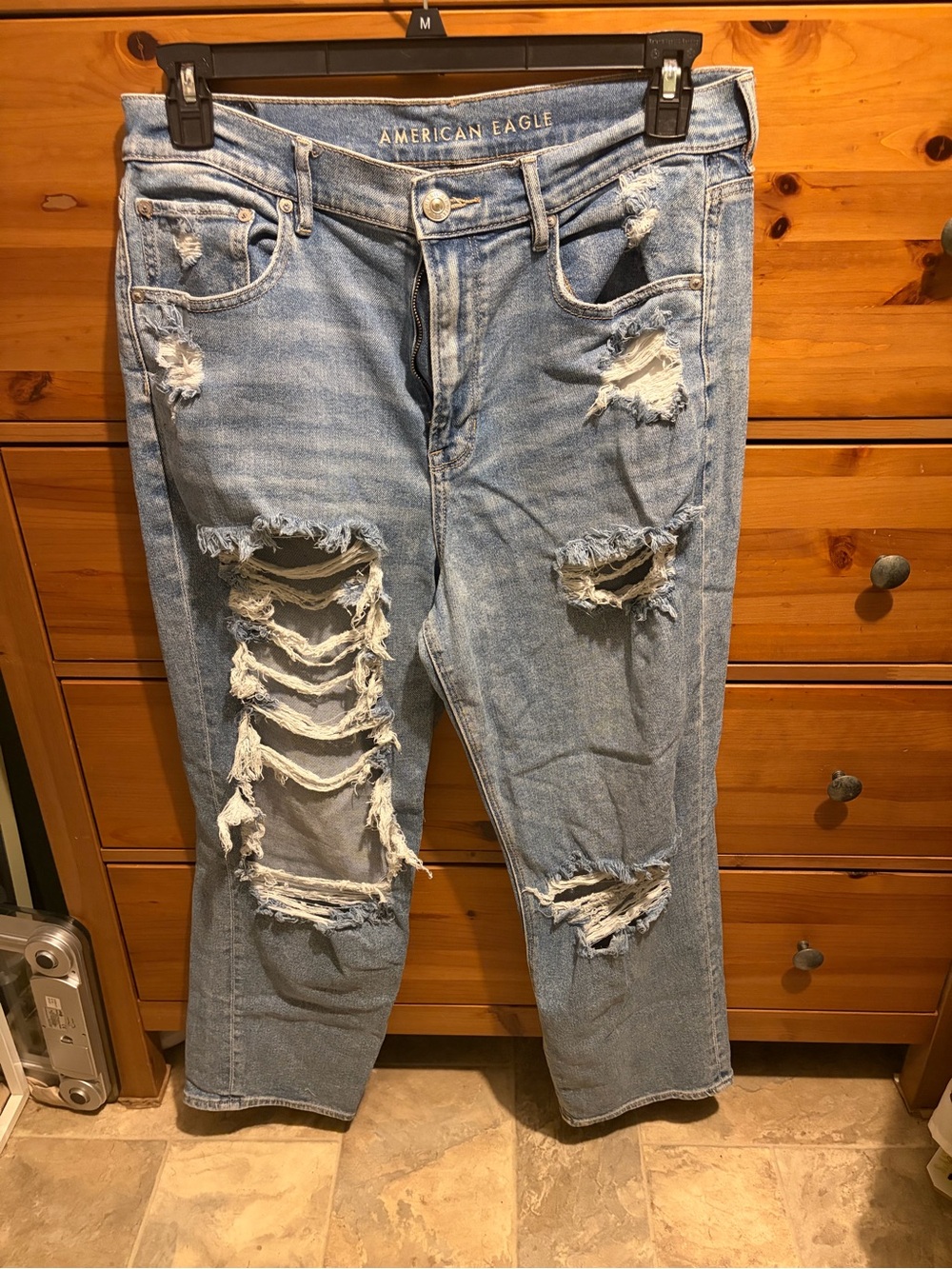 American Eagle Outfitters highest rise 90s boyfriend.
